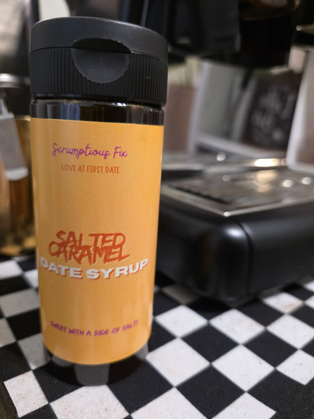 Salted caramel date syrup